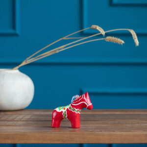 Сувенір скульптурний  "Коник Далахаст з ручним розписом"(малий)																	"