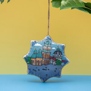 Сувенір ванільна зірка "Вежа Корнякта" Львів