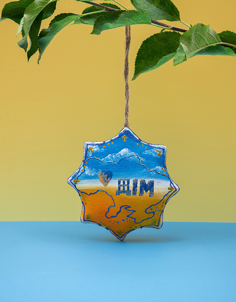 Сувенір ванільна зірка "Дім"