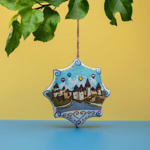 Сувенір зірка ванільна " Кам'янець-Подільський"