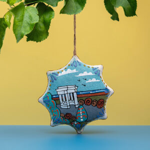 Сувенір зірка ванільна "Полтава, Біла Альтанка"