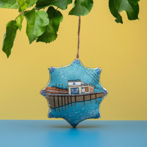 Сувенір зірка ванільна "Каховська ГЕС"