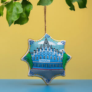 Сувенір зірка ванільна "Черкаси"