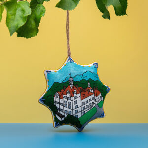 Сувенір зірка ванільна "Ужгород"