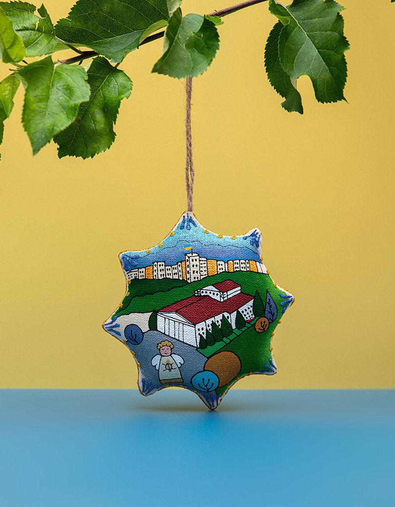 Сувенір зірка ванільна "Маріупольський Драмтеатр"