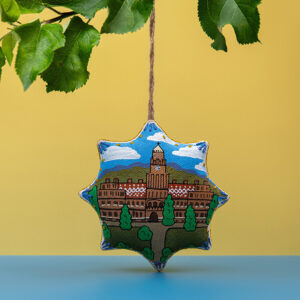 Сувенір зірка ванільна "Чернівецький національний університет ім. Ю. Федьковича"