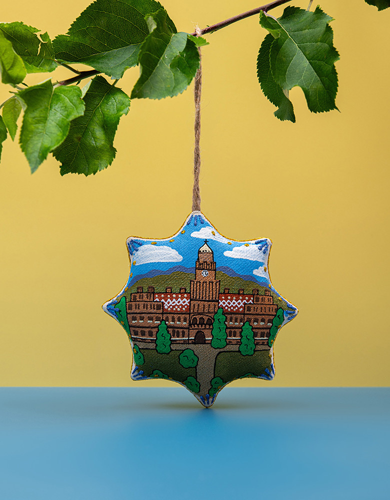 Сувенір зірка ванільна "Чернівецький національний університет ім. Ю. Федьковича"