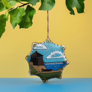 Сувенір зірка ванільна "Запорізька Січ"