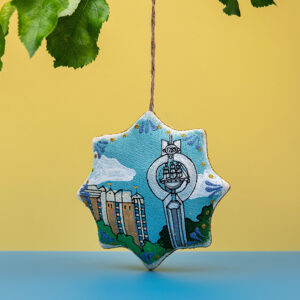 Сувенір зірка ванільна "Миколаїв"