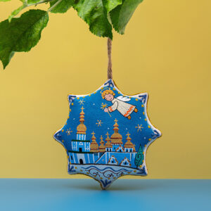 Сувенір зірка ванільна "Михайлівський Золотоверхий монастир"
