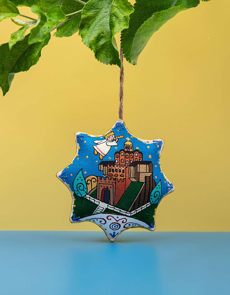 Сувенір зірка ванільна "Золоті ворота"