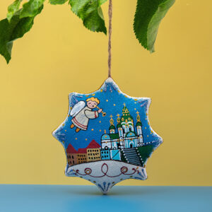 Сувенір зірка ванільна "Андріївська церква"