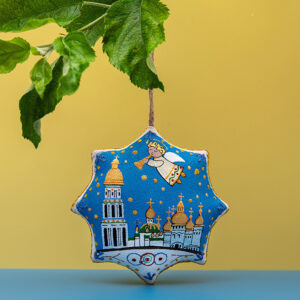 Сувенір зірка ванільна "Києво-Печерська лавра"