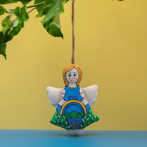 Сувенір текстильний янгол  "Арка свободи українського народу"