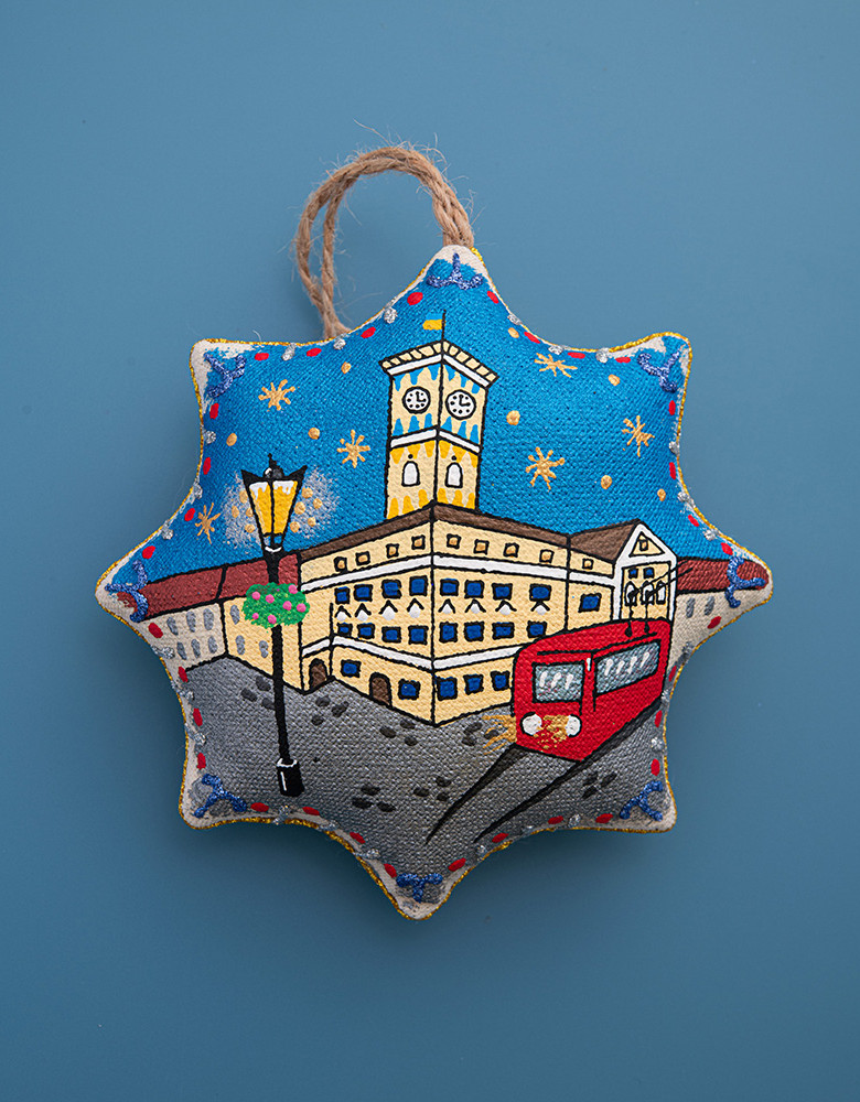 Сувенір ванільна зірка "Львівська Ратуша" - Зображення 6