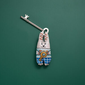 Брелок "Зайчик з ключиком"