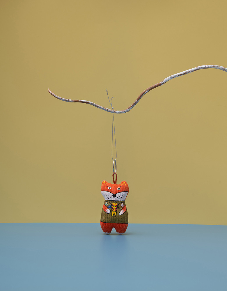 Брелок «Лисичка в однострої»