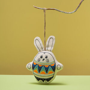 Зайчик-писанка