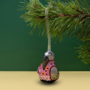 Ялинкова прикраса " Ворона-Каркарона " (скульптура)