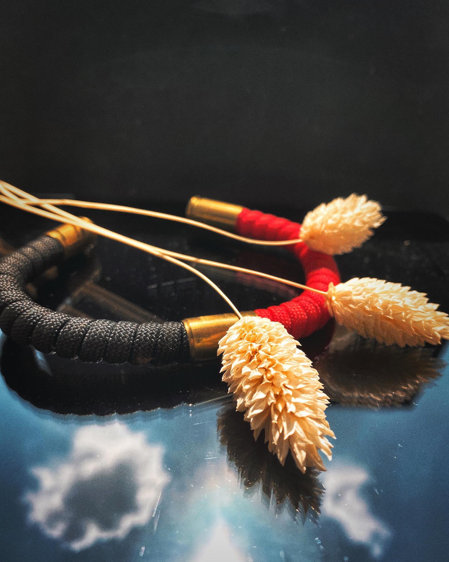 Браслет двоколірний з гравіюванням на трьох гільзах - Зображення 11