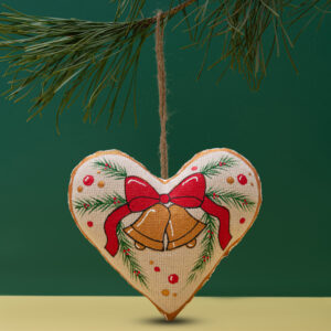 Сувенір ванільний "Різдвяне серце"