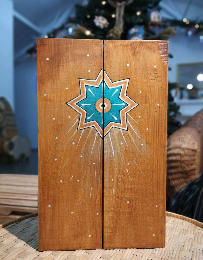 Шопка дерев'яна "Триптих" (велика) - Зображення 3