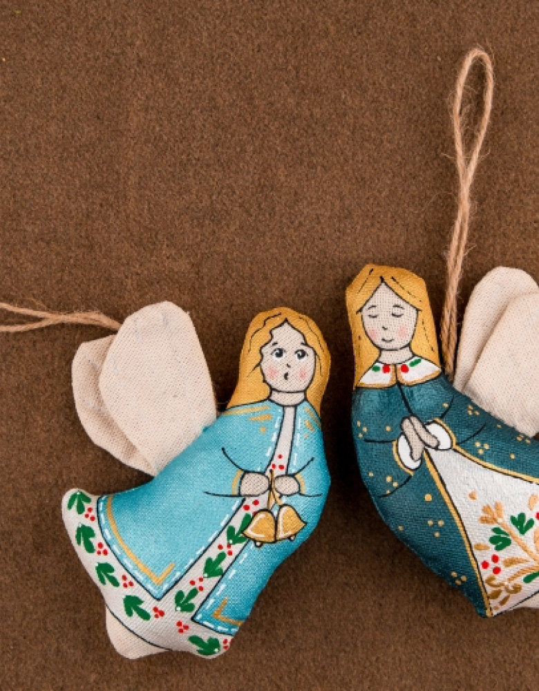 Сувенір "Ванільний янгол з дзвониками" - Зображення 3