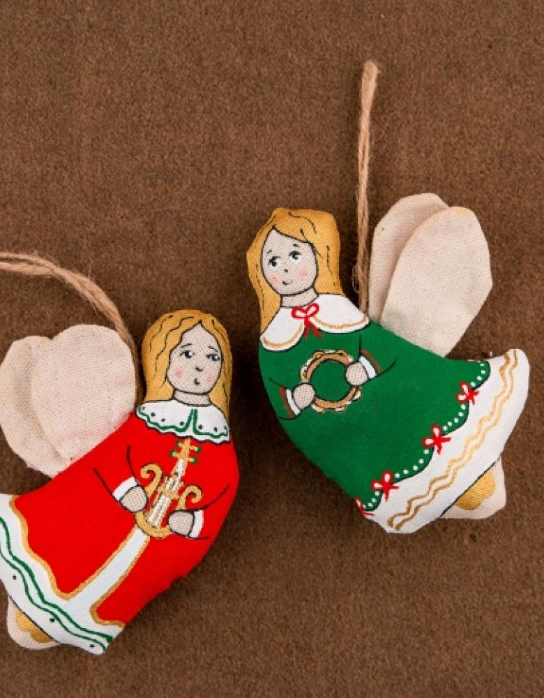 Сувенір "Ванільний янгол з бубном" - Зображення 6