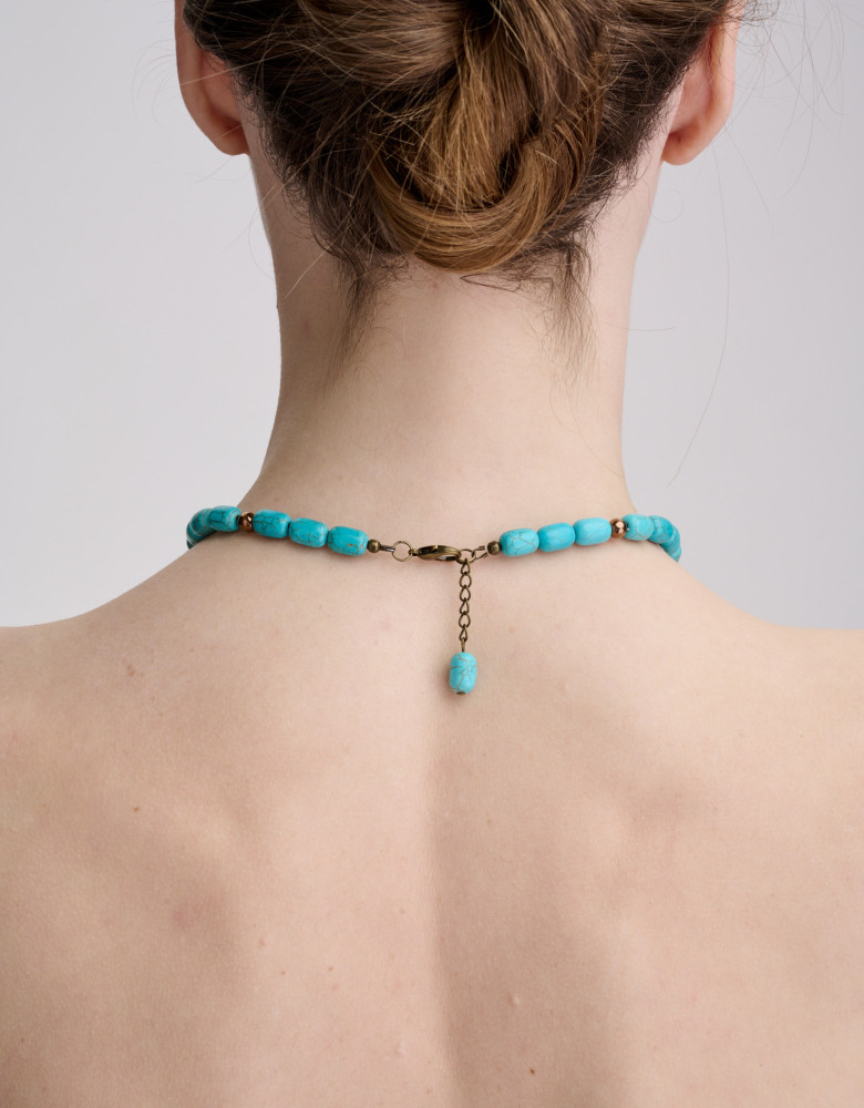 Намисто "Бірюзовий хрест" - Зображення 2