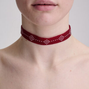 Чокер "Бордо"