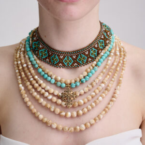 Комплект намист "Святковий"