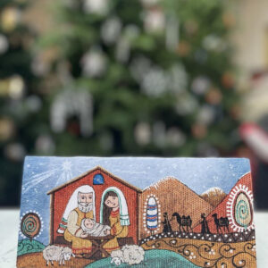 Листівка «Святе сімейство з колядкою»