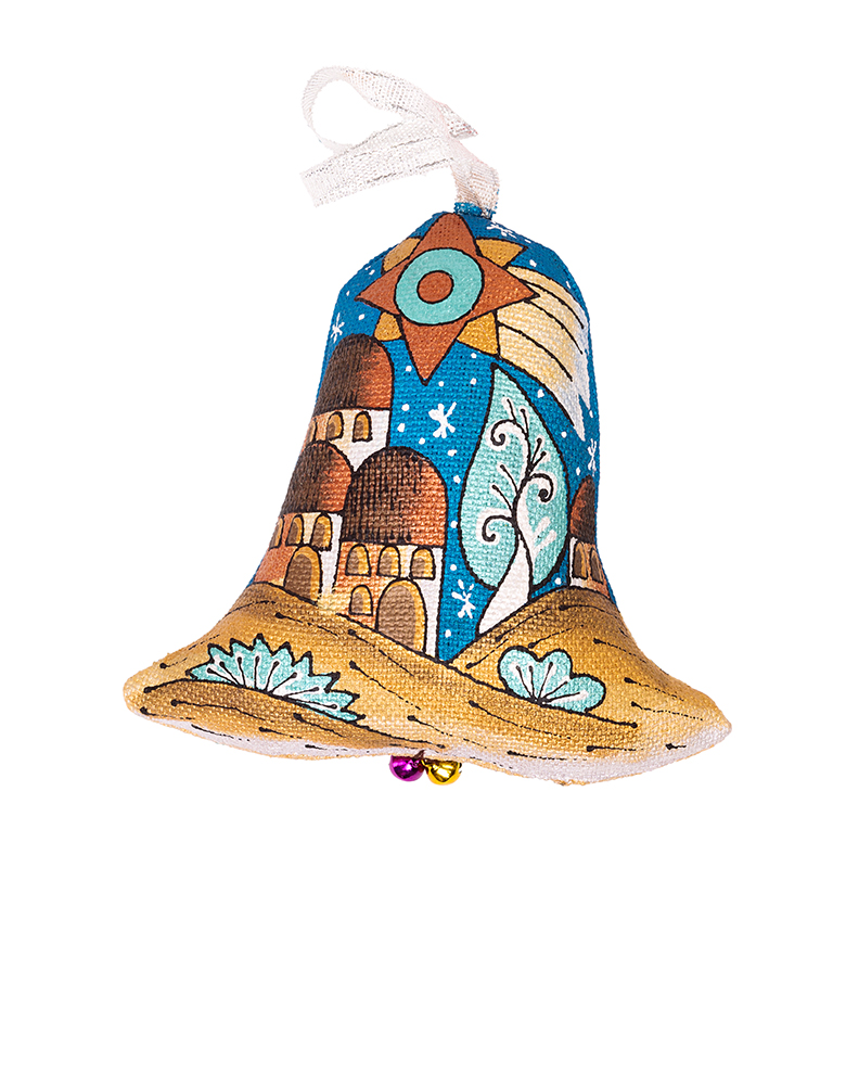 Сувенір дзвоник текстильний "Три царі" ( кавовий ароматизований ) - Зображення 4