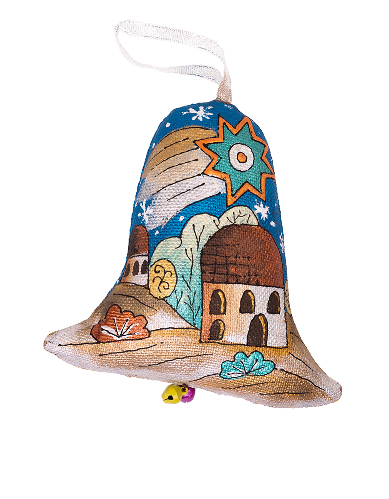 Сувенір дзвоник текстильний "Святе сімейство" ( кавовий ароматизований ) - Зображення 7