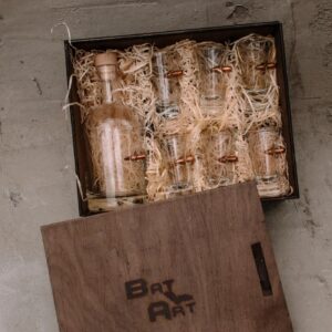 Набір з 6 чарок «Куля» + пляшка