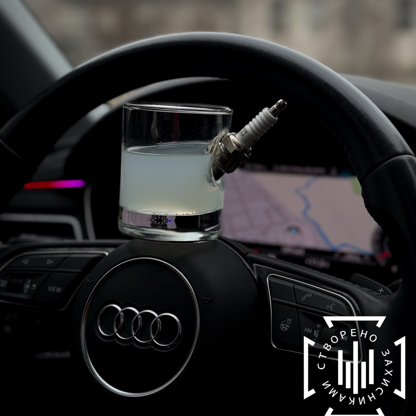 Склянка для віскі «Автомобільна свічка» - Зображення 3