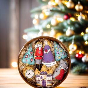 Казка в коробці ручної роботи "Лускунчик" текстильна