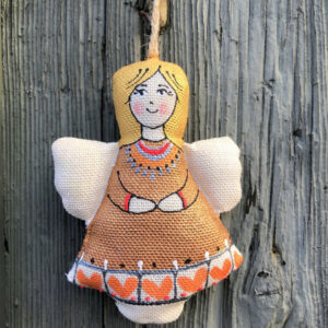 Сувенір ванільний ароматизований  "Янгол з сердечками"