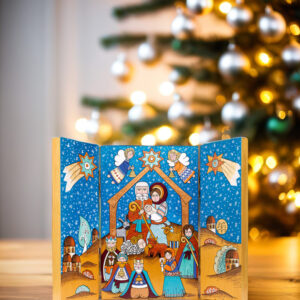 Шопка дерев'яна "Триптих" (велика)