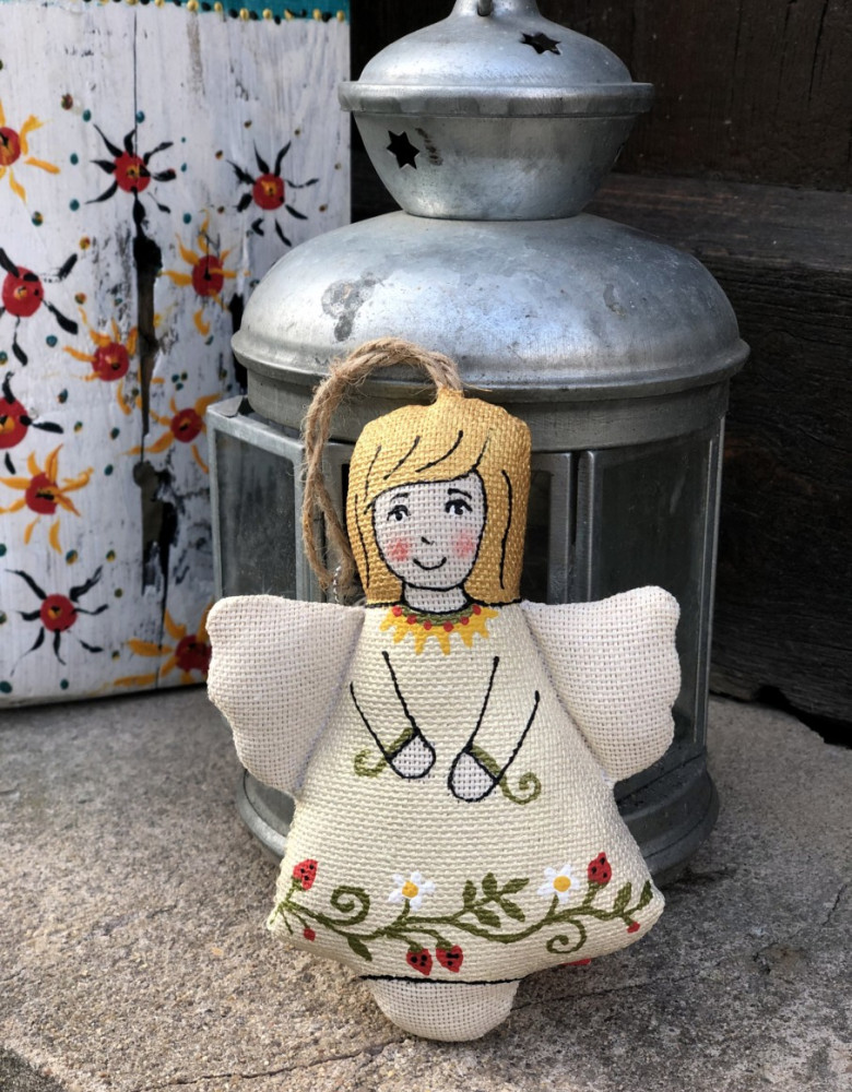 Сувенір ванільний ароматизований "Янгол з ягідками" - Зображення 3