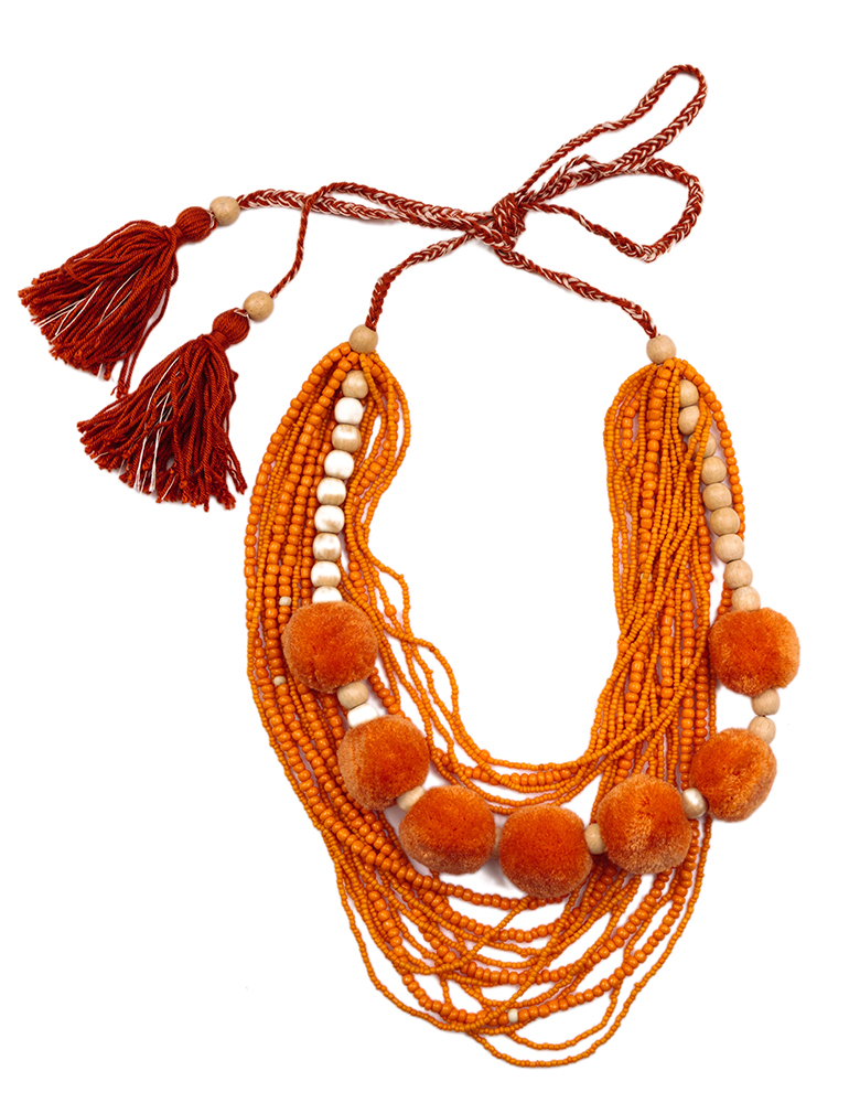 Намисто "Традиції" помаранчеве - Зображення 3
