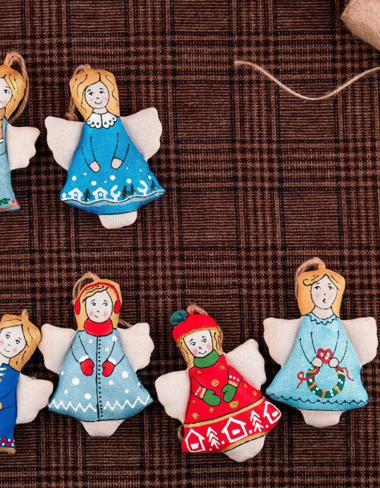 Сувенір ванільний ароматизований "Янгол в червоній шапці" - Зображення 4