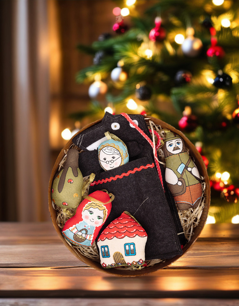 Казка в коробці ручної роботи "Червона шапочка"