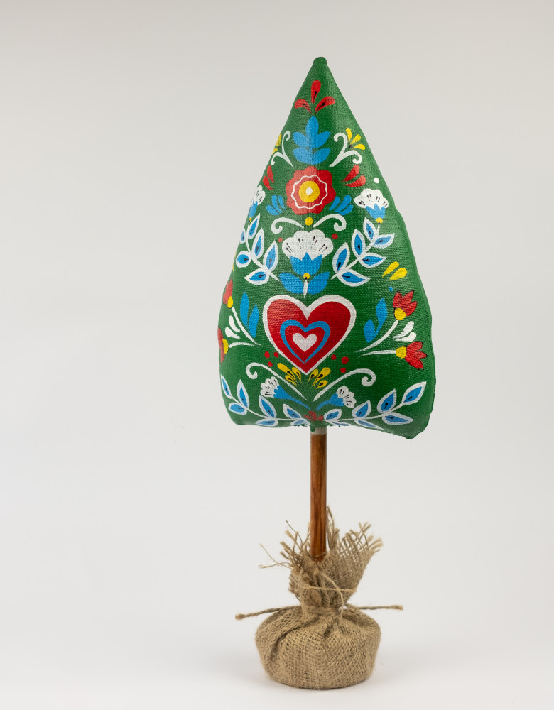 Сувенір "Середня ялинка з серцем" - Зображення 2