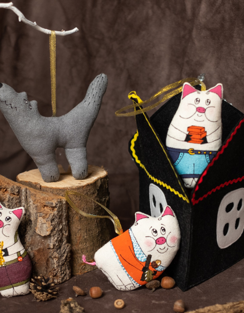 Казка в коробці ручної роботи "Три поросятка" - Зображення 13