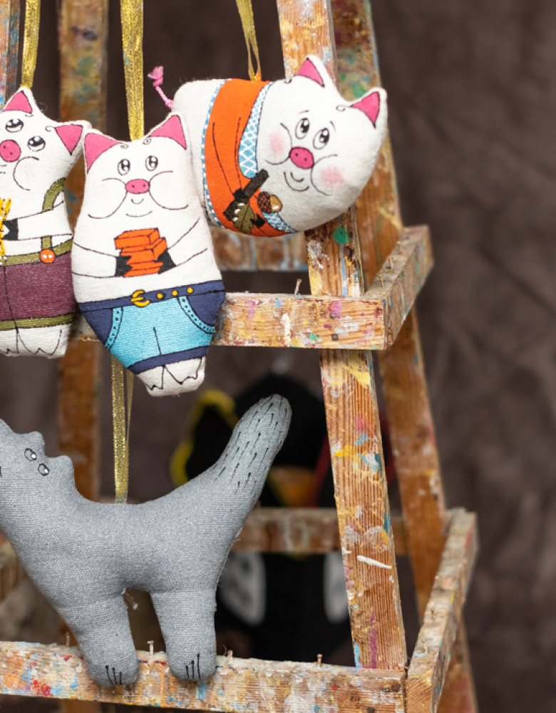 Казка в коробці ручної роботи "Три поросятка" - Зображення 14