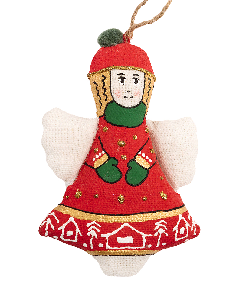 Сувенір ванільний ароматизований "Янгол в червоній шапці" - Зображення 5