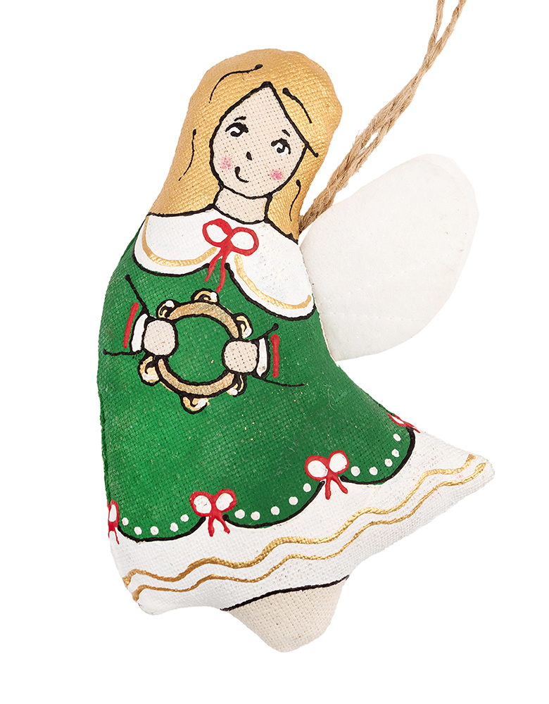 Сувенір "Ванільний янгол з бубном" - Зображення 7