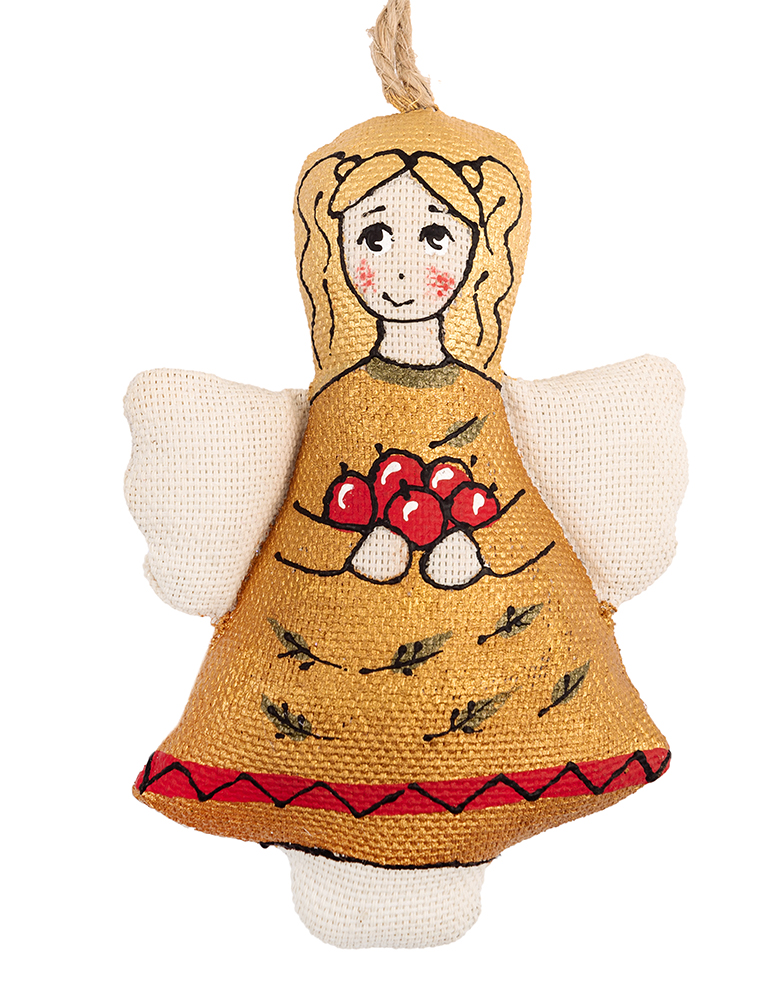 Сувенір ванільний ароматизований "Янгол з яблучками" - Зображення 3