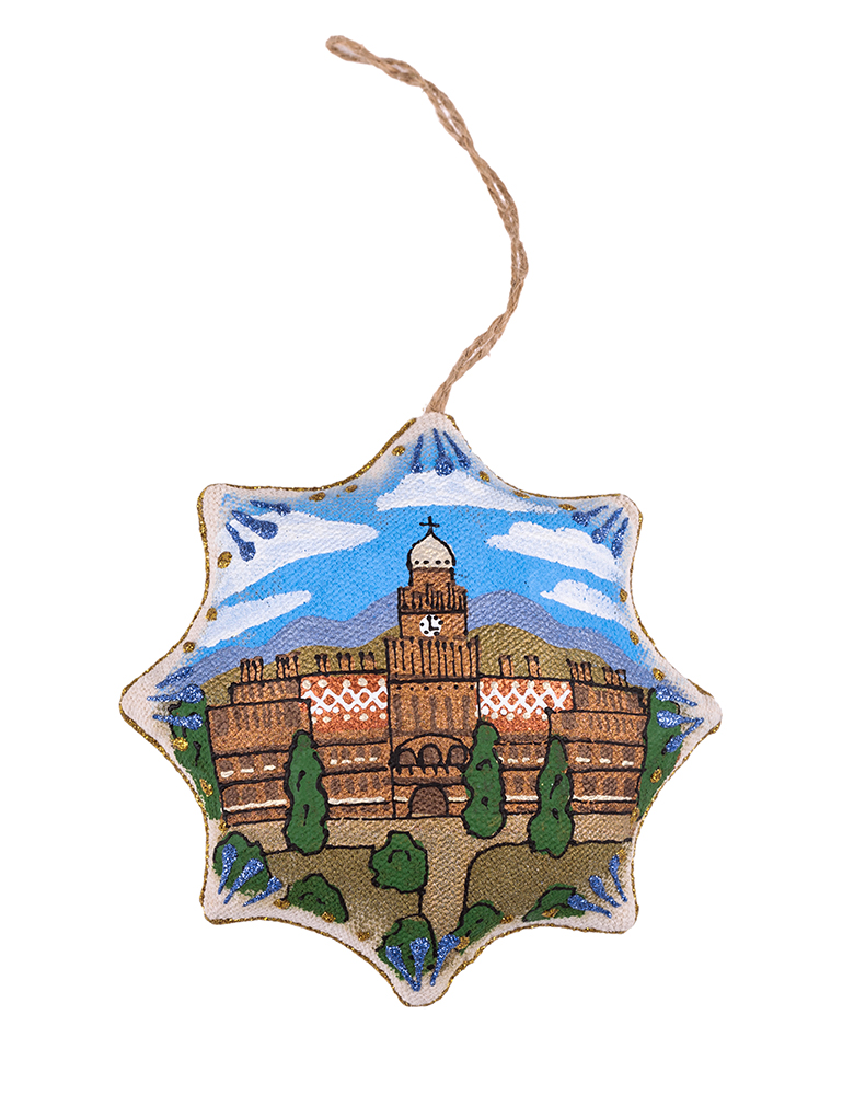 Сувенір зірка ванільна "Чернівецький національний університет ім. Ю. Федьковича" - Зображення 3